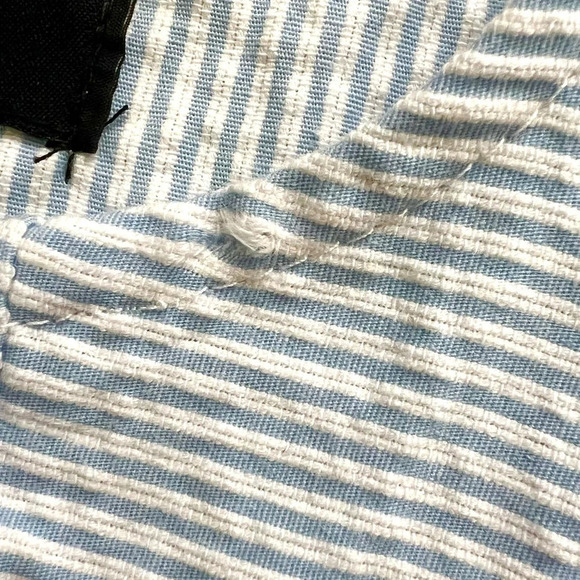 7 for All Mankind blue and white stripe baby dress 12 months - Picture 6 of 6